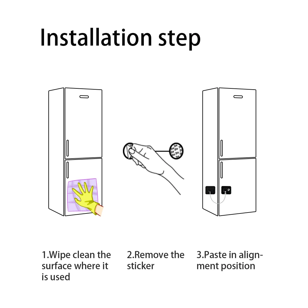 Baby Child Safety Lock Window Refrigerator Opening Security Cable Door Lock For Kids Safety Protector Protection Child Safety