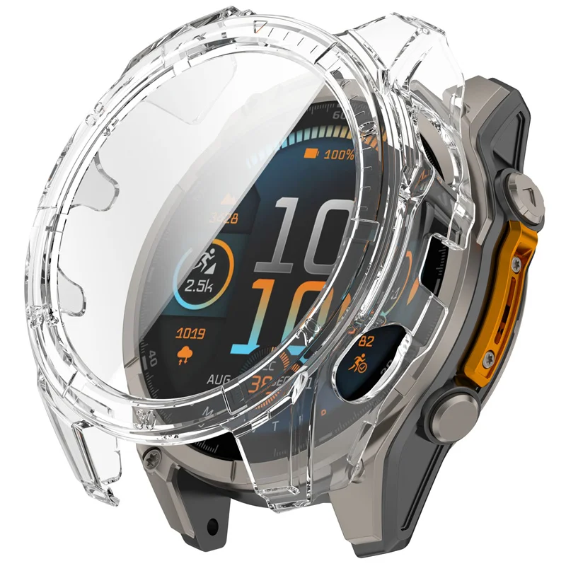 PC Case+Glass for Garmin Fenix 8 43mm 51mm 47mm Screen Protector Anti-scratch Film Bumper Protective Cover for Garmin Fenix 8
