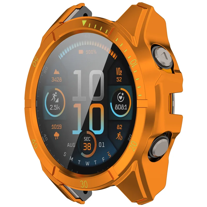 PC Case+Glass for Garmin Fenix 8 43mm 51mm 47mm Screen Protector Anti-scratch Film Bumper Protective Cover for Garmin Fenix 8