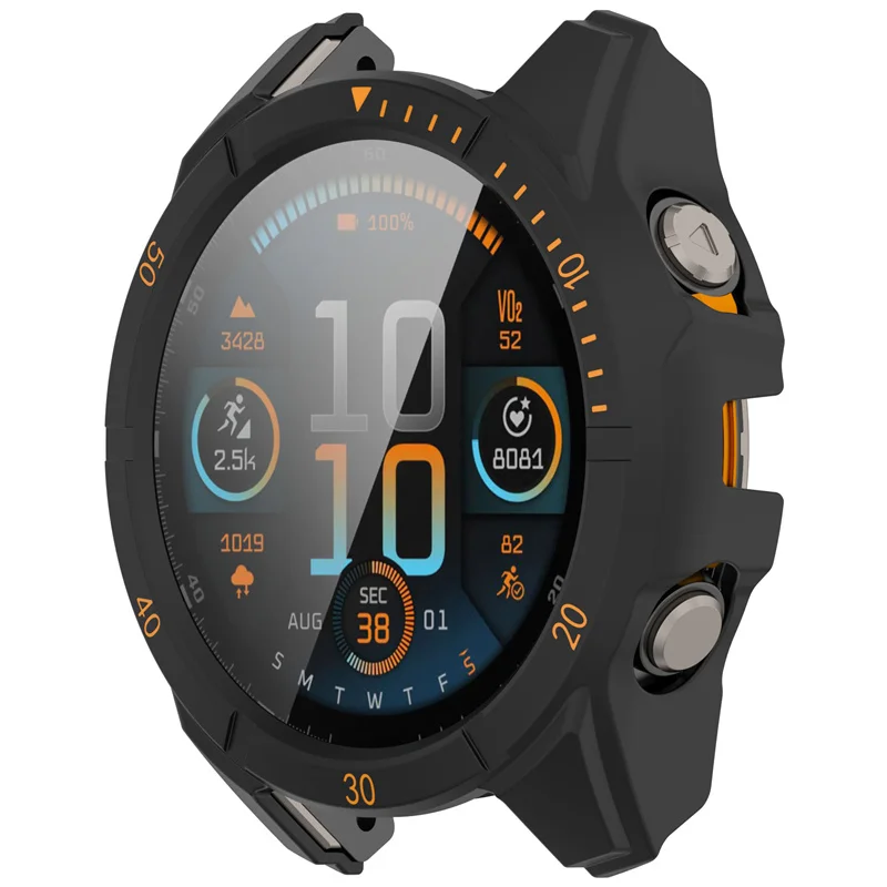 PC Case+Glass for Garmin Fenix 8 43mm 51mm 47mm Screen Protector Anti-scratch Film Bumper Protective Cover for Garmin Fenix 8