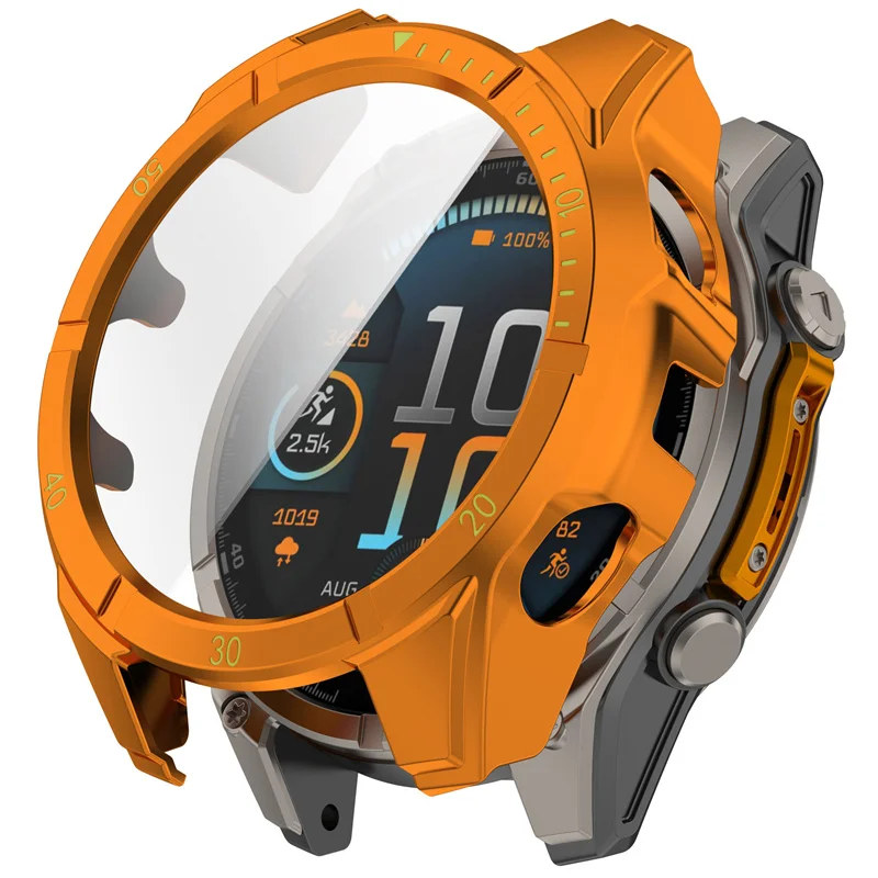 PC Case+Glass for Garmin Fenix 8 43mm 51mm 47mm Screen Protector Anti-scratch Film Bumper Protective Cover for Garmin Fenix 8