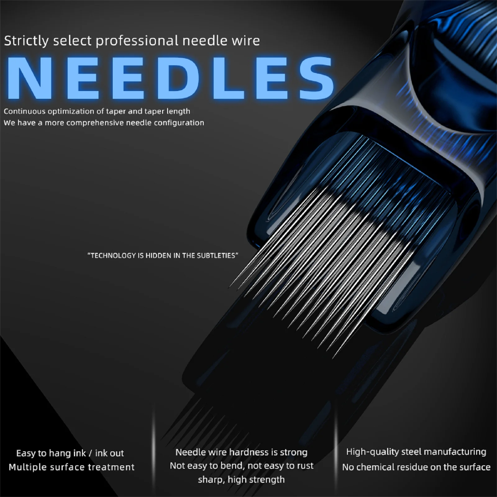 Tattoo Cartridge Needles POSEIDON V3 10PCS Disposable Safty RL RS RM M1 Tattoo Needle Hot Sale Purple Tattoo Cartridge Needles