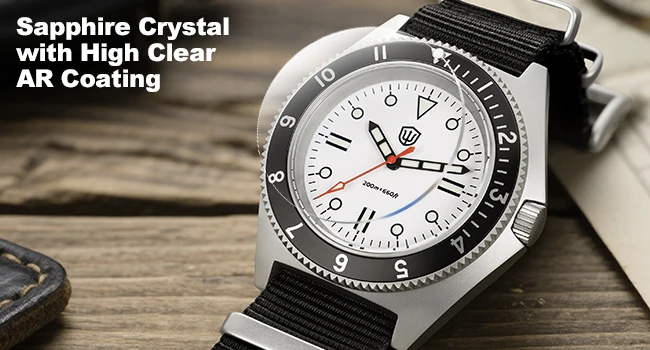 Watchdives WD1972 Quartz Watch VH31 Sweep Seconds Movement Sapphire Crystal BGW9 Luminous 20Bar Waterproof Vintage Men Watches
