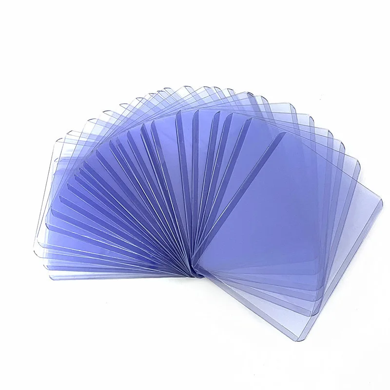 35PT Top Cover Loader Clear Protective Trading Card Holder Hard Plastic Card Sleeves Holder for Baseball Card Sports Cards