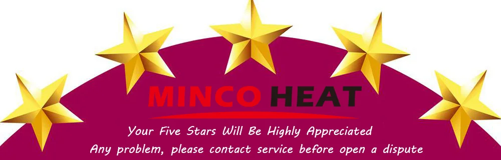 MINCO HEAT 10/20/50/100 Meters Infrared Warm Floor Cable 12K 33ohm/m Coil 3mm±0.2 Electric Carbon Heating Wires