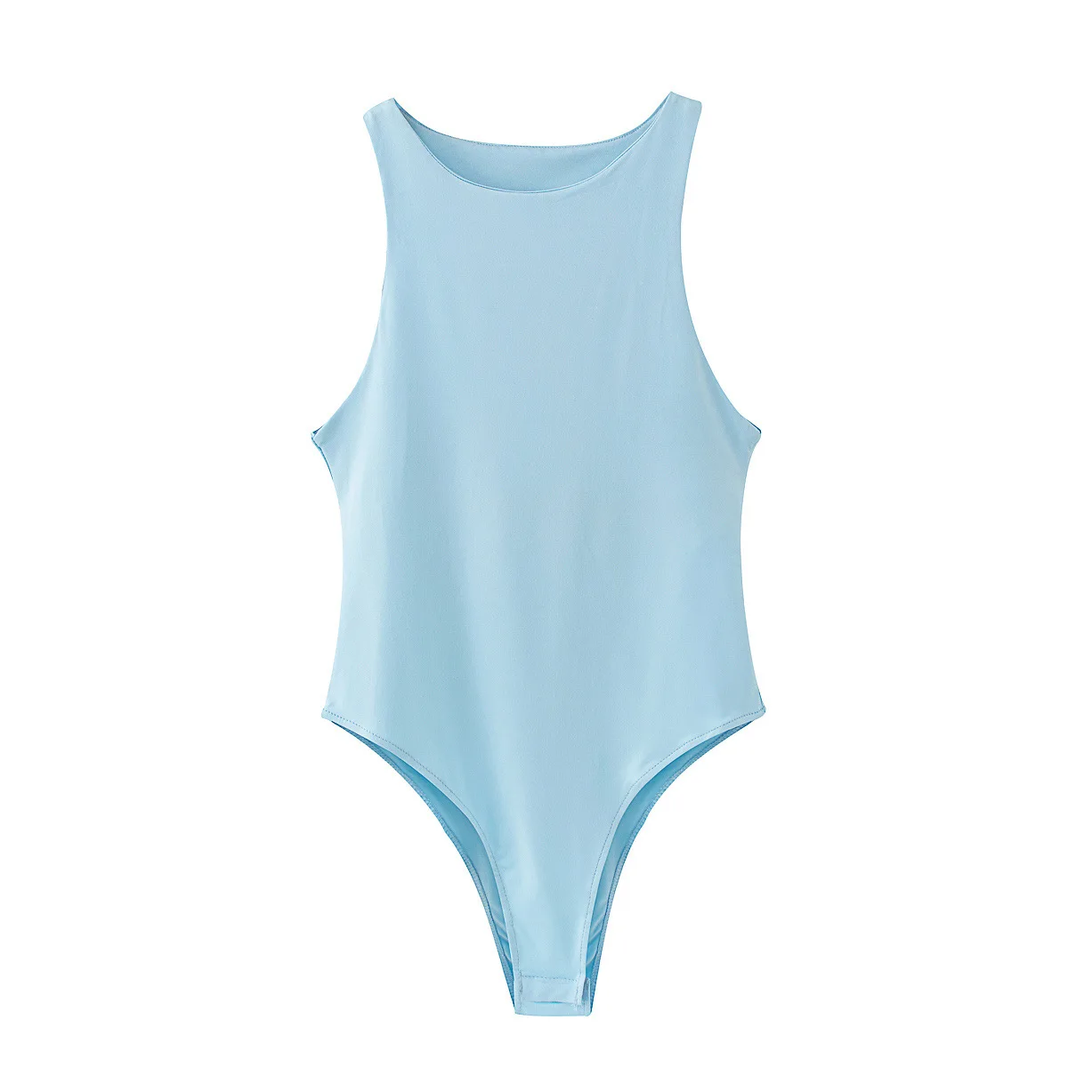 2024 summer solid sexy bodycon women bodysuits female 4 color green slim casual bodysuit chic lady club short playsuits femme
