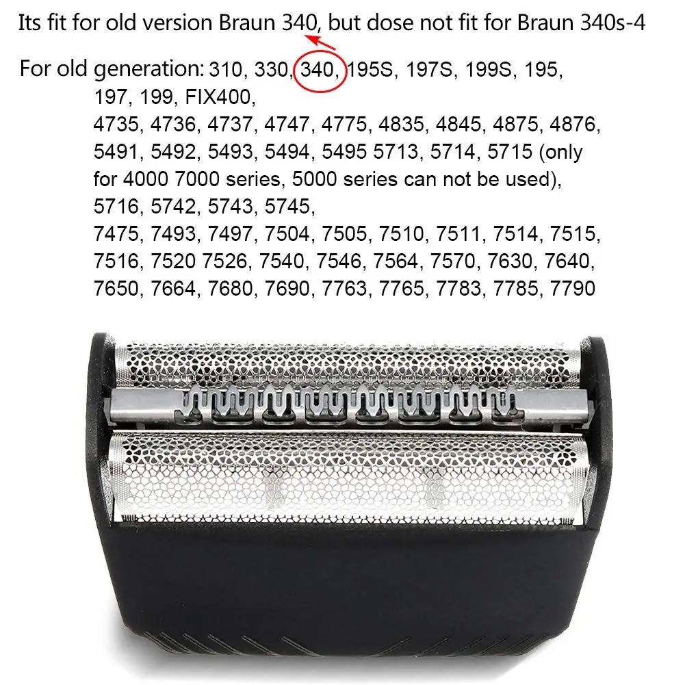 30B Replacement Foil Head Cutter Blades For BRAUN Electric Shaver 7000 4000 195S,197S,199S,195,19799199 400 FIX400