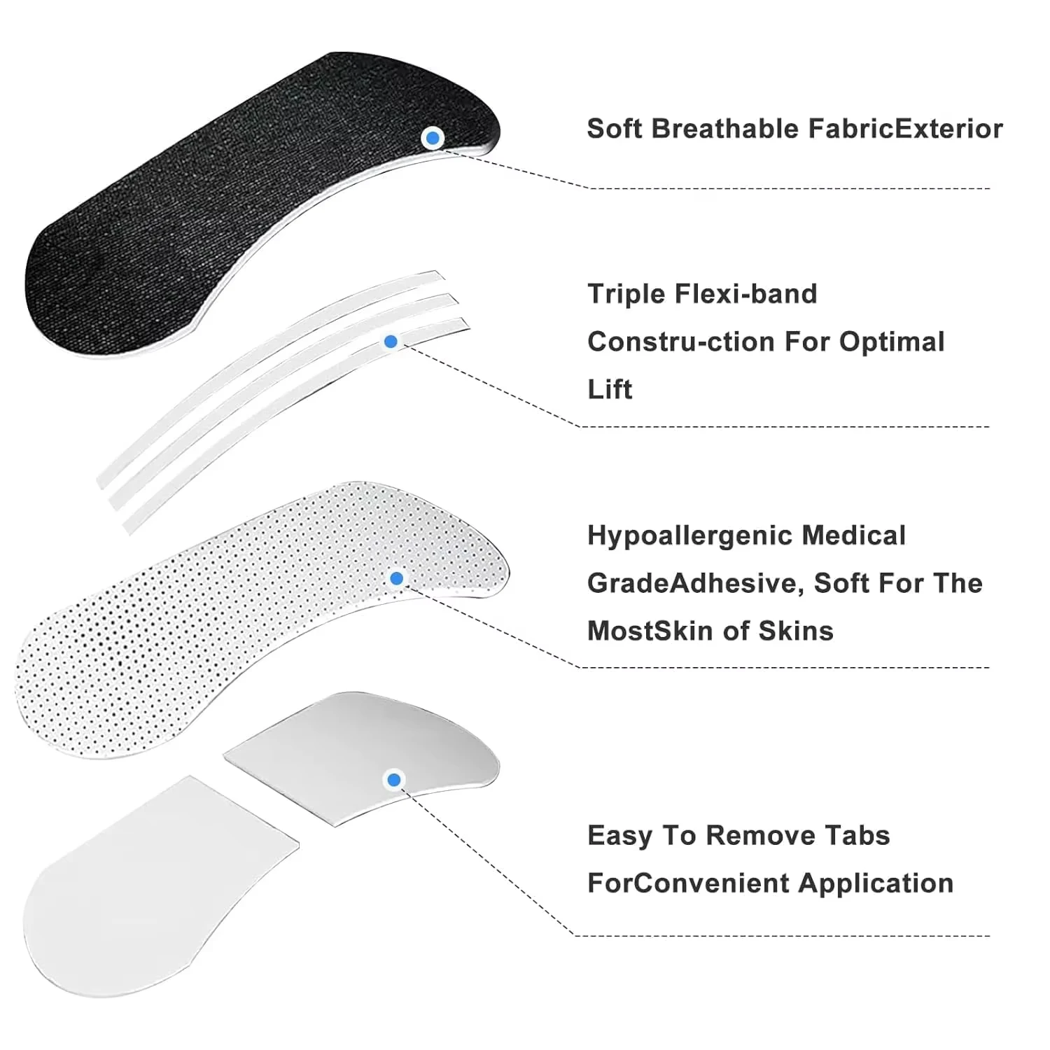 Anti Snoring Nose Strips for Breathing Correction Physical Expansion Breathable Nasal Patch Better Sleep Anti-Snoring Nasal Stri