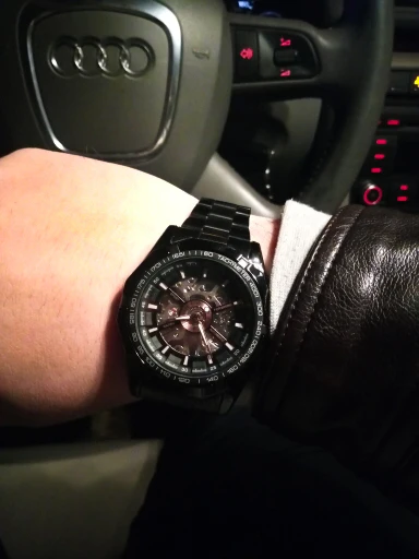 Forsining 2021 Stainless Steel Waterproof Mens Skeleton Watches Top Brand Luxury Transparent Mechanical Sport Male Wrist Watches