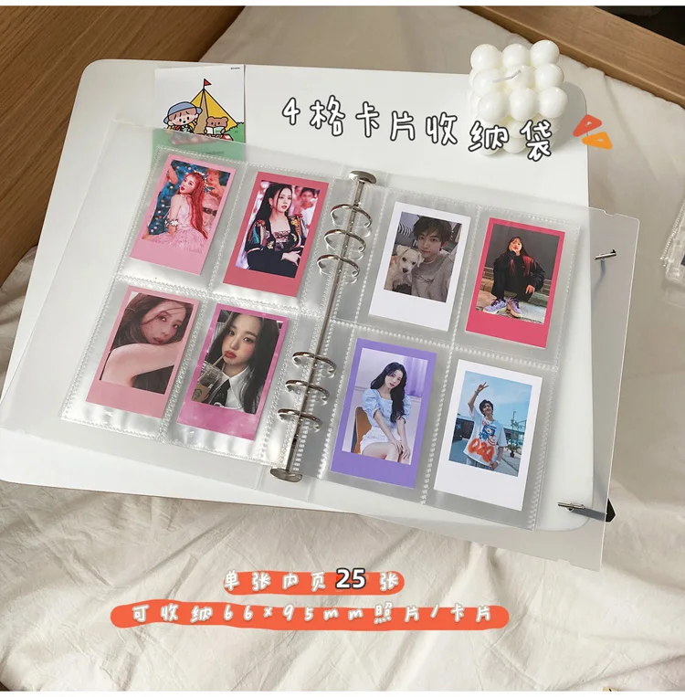 Yoofun A5 Binder Storage Collect Card Holder Book Journal Diary Agenda Planner Korean Idol Photo Organizer School Stationery