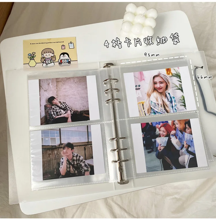 Yoofun A5 Binder Storage Collect Card Holder Book Journal Diary Agenda Planner Korean Idol Photo Organizer School Stationery