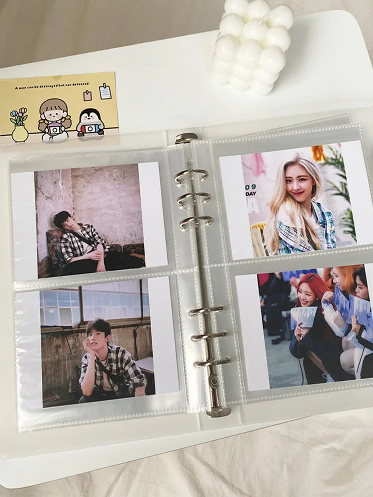 Yoofun A5 Binder Storage Collect Card Holder Book Journal Diary Agenda Planner Korean Idol Photo Organizer School Stationery