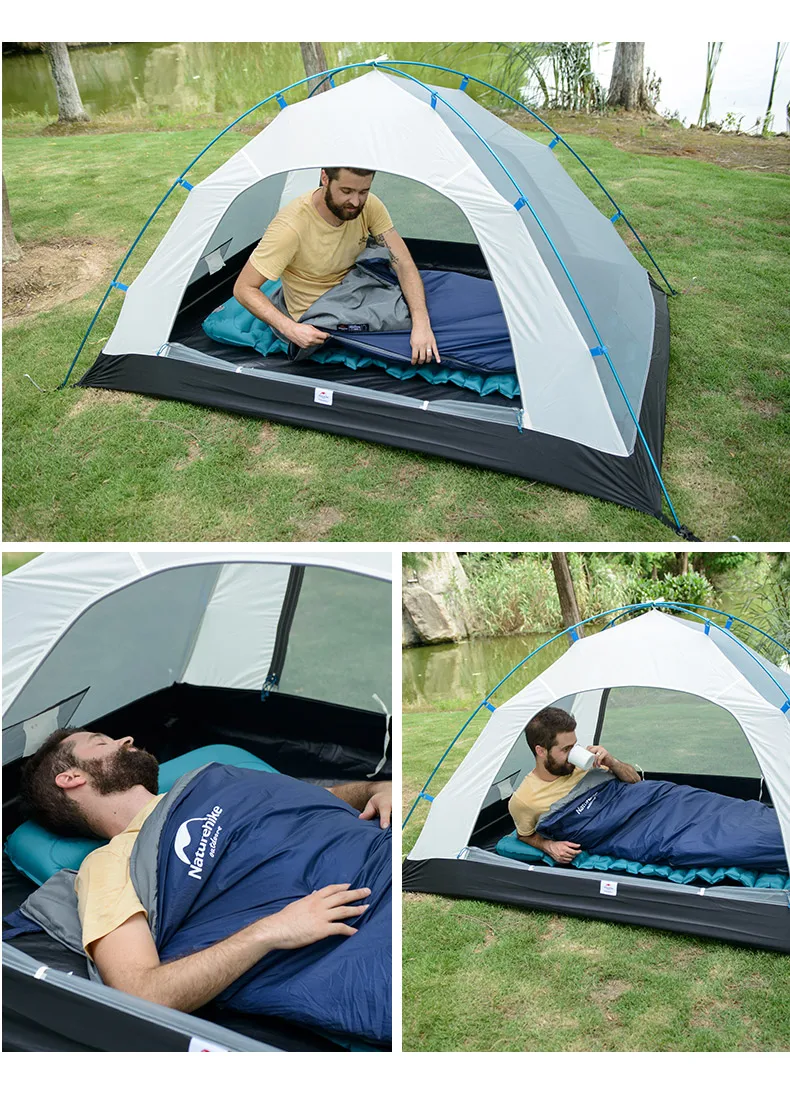 NaturehikeLW180 Sleeping Bag Ultralight Portable Sleeping Bag Spring Summer Sleeping Bag Outdoor Hiking Camping Travel Equipment