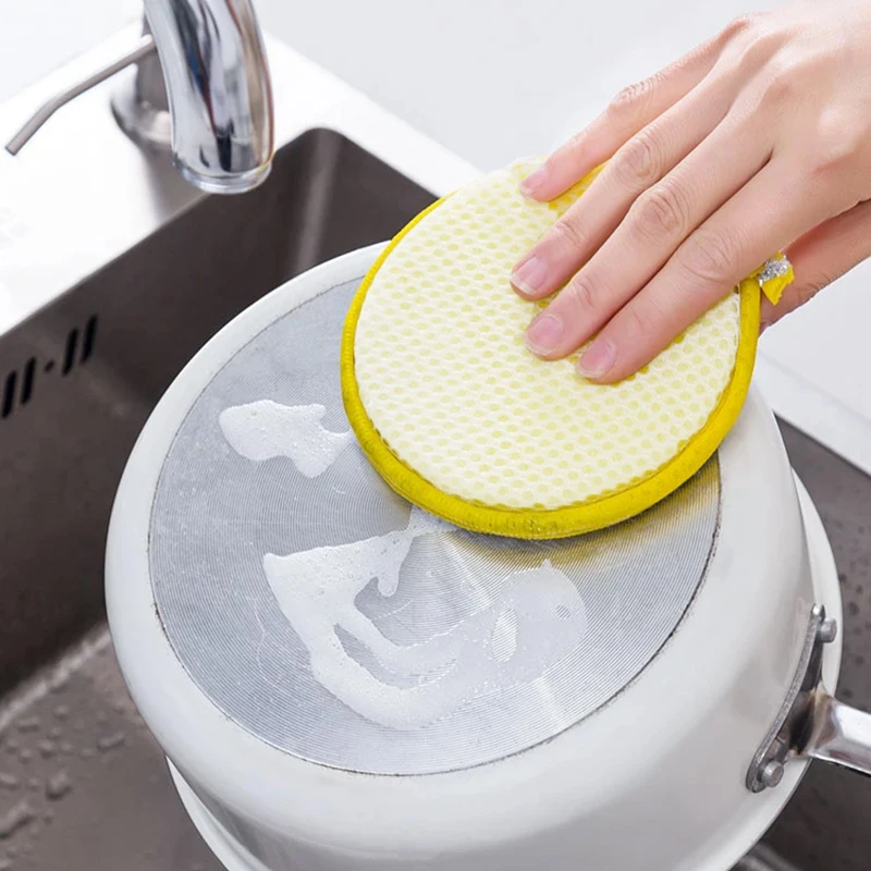 5/10/20Pcs Double Side Dishwashing Sponge Dish Washing Brush Pan Pot Dish Wash Sponges Household Cleaning Kitchen Tools