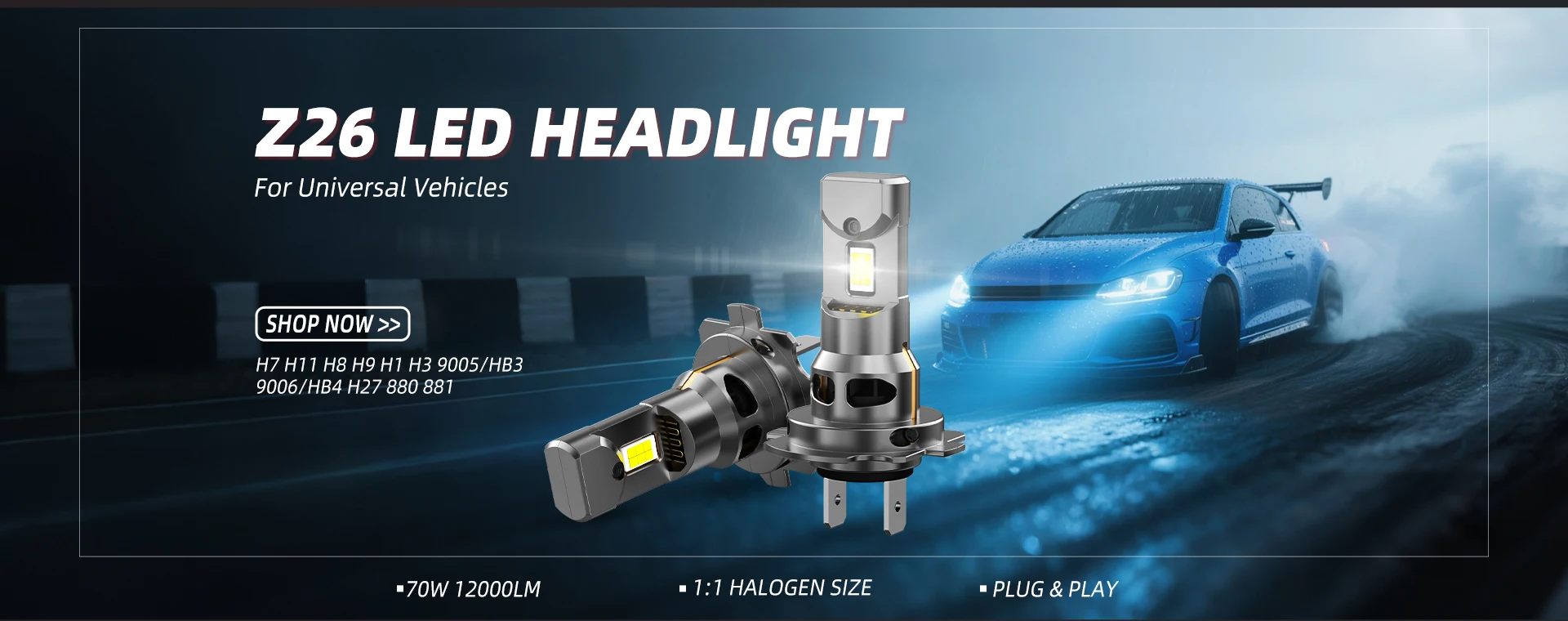 BEVINSEE D1S D3S LED Canbus D2S D5S D1R D2R D3R LED Headlight Bulbs 70W 6000K 7000LM Auto Xenon Bulbs Replacement Plug&Play 12V