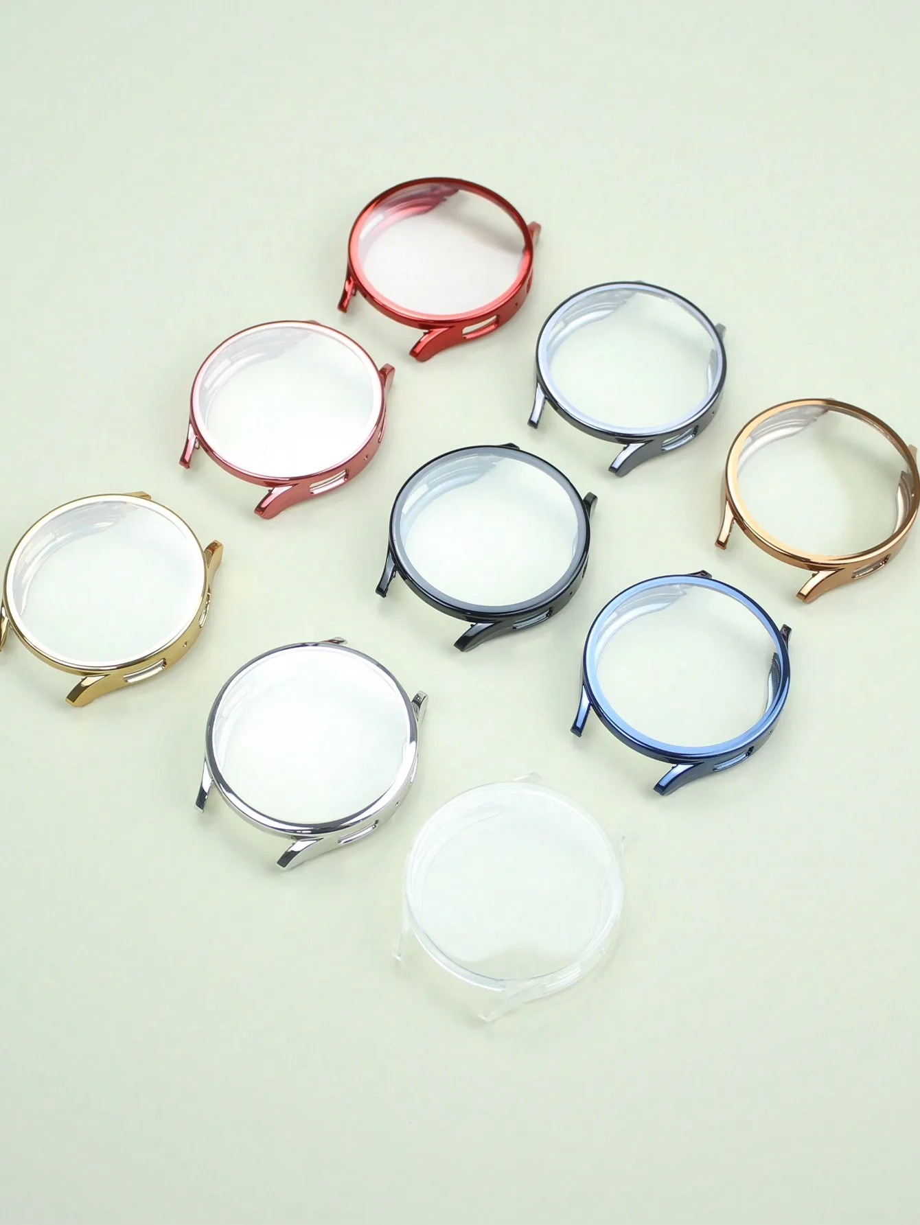 Case for Samsung Galaxy Watch 4 5 6 7 40mm 44mm Protector Cover Coverage Silicone TPU Bumper Screen Protection Full Accessories