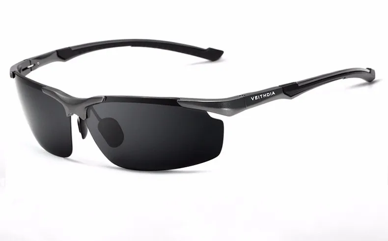 VEITHDIA Brand Designer Men's Sunglasses Aluminum Magnesium Polarized UV400 Sun Glasses Cycling Sports Male Outdoor Eyewear 6592