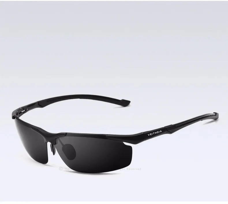 VEITHDIA Brand Designer Men's Sunglasses Aluminum Magnesium Polarized UV400 Sun Glasses Cycling Sports Male Outdoor Eyewear 6592