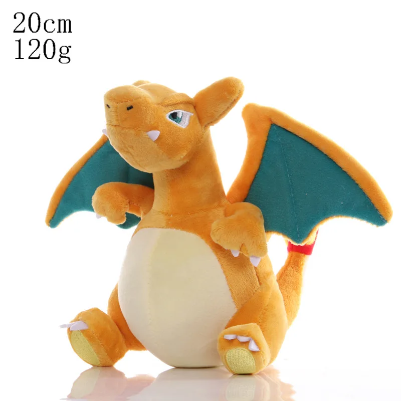 20cm Pokemon Stuffed Plush Toys Kawaii Pikachu Raichu Jenny Turtle Anime Doll Birthday Christmas Gift