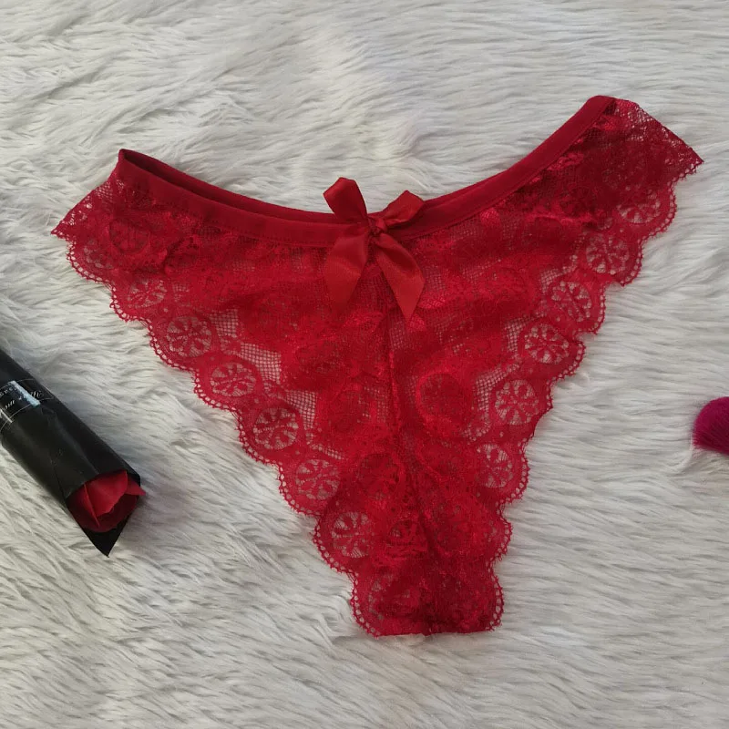 Sexy Lace Thong Women Butterfly Low Waist Panties Transparent Underwear Ladies Briefs Lingere Panty Underware Womens Lingerie