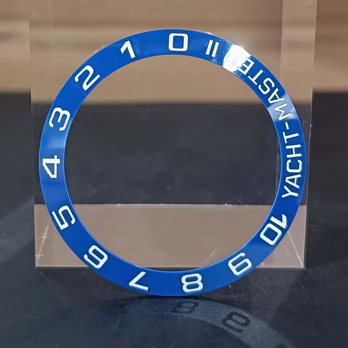 Sloping 38mm*30.6mm Ceramic Bezel GMT and Diving Watch Insert For 40mm Mens Watch Replace Watch Face Watch Bezel Inserts