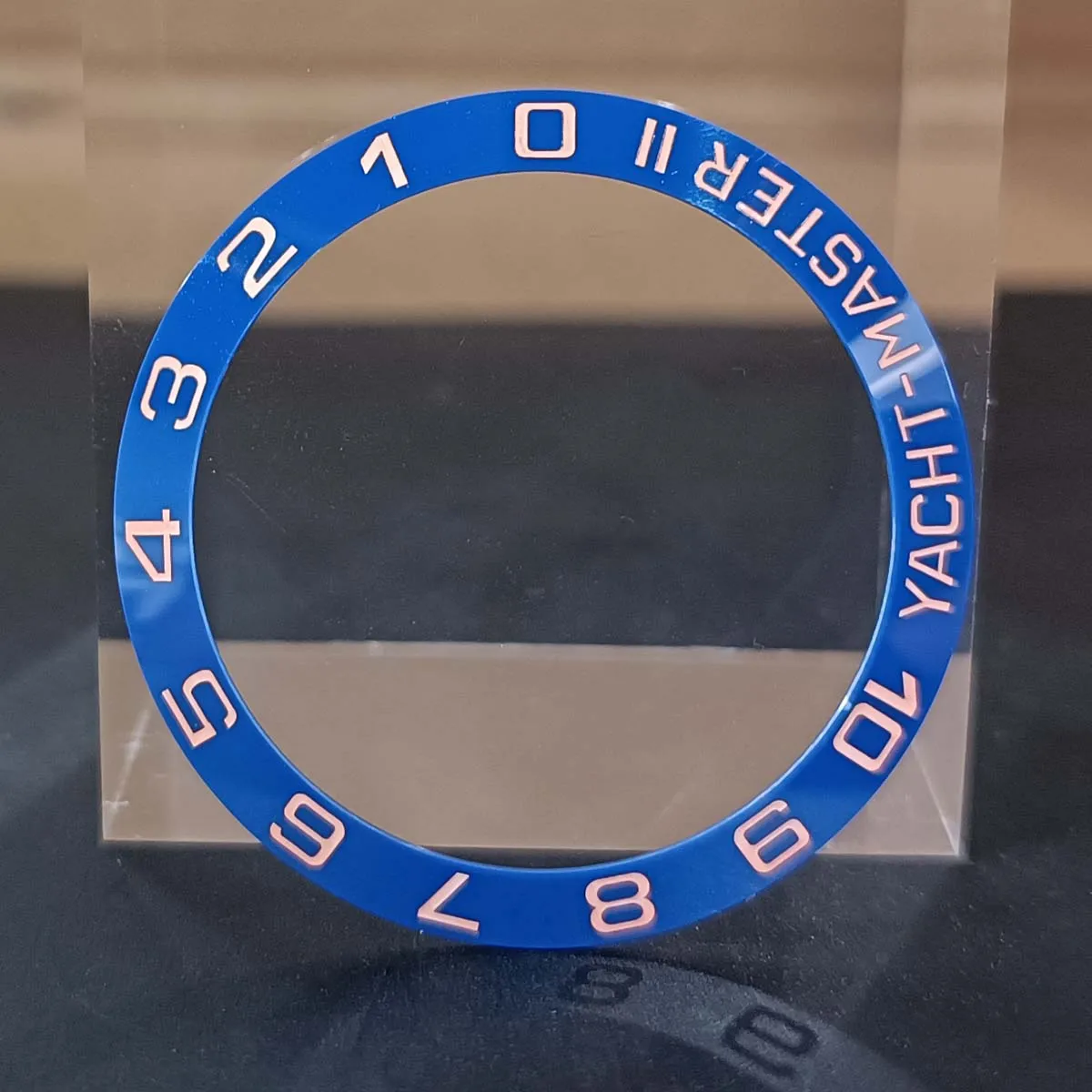 Sloping 38mm*30.6mm Ceramic Bezel GMT and Diving Watch Insert For 40mm Mens Watch Replace Watch Face Watch Bezel Inserts