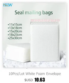 10Pcs/lot Rose Gold Metallic Bubble Mailers Foil Padded Bags Aluminized Postal Bags Gift Packaging Padded Shipping Envelopes