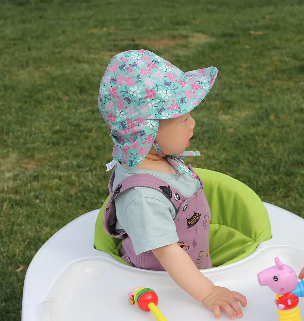 Baby Sun Hat Adjustable Summer Baby Cap for Boys Travel Beach S/L Baby Girl Hat Kids Infant Accessories Children Hats SPF 50+