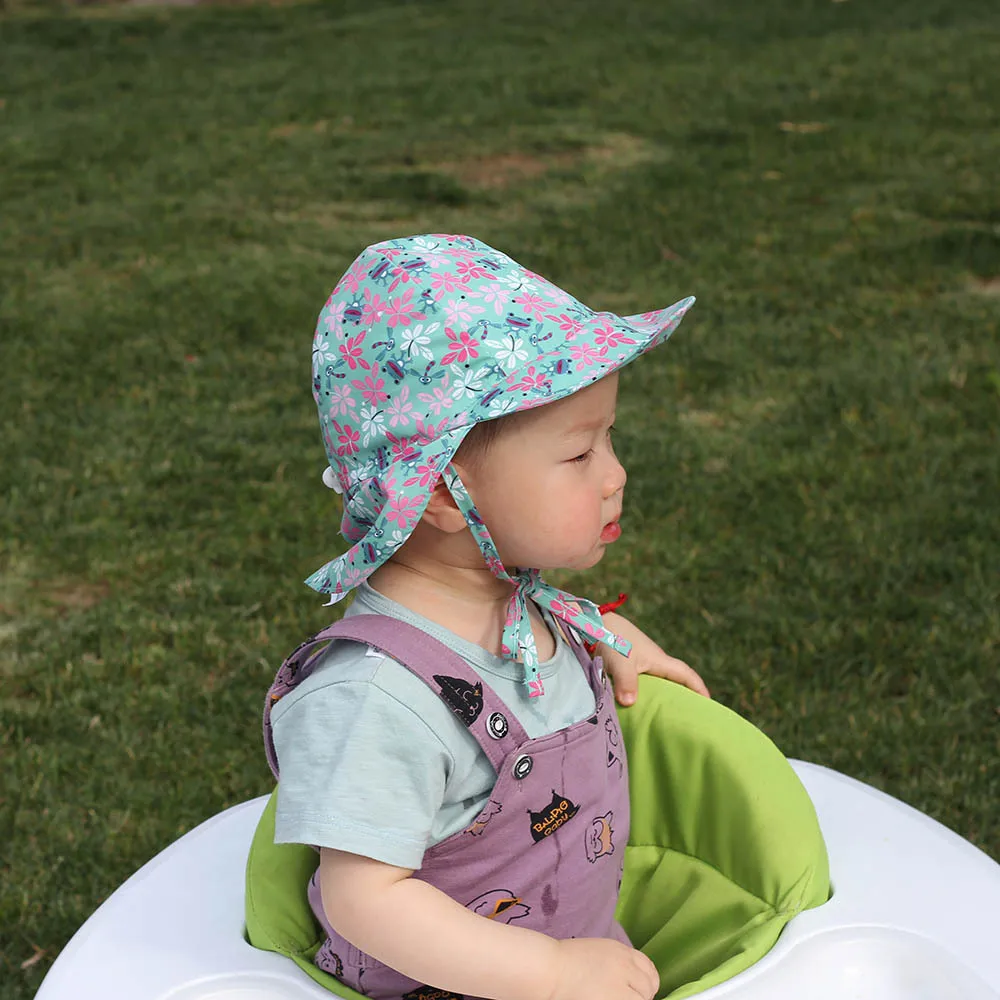 Baby Sun Hat Adjustable Summer Baby Cap for Boys Travel Beach S/L Baby Girl Hat Kids Infant Accessories Children Hats SPF 50+