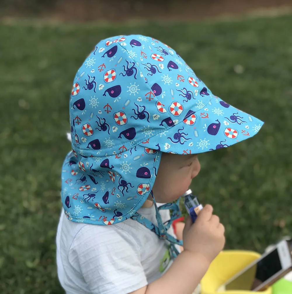 Baby Sun Hat Adjustable Summer Baby Cap for Boys Travel Beach S/L Baby Girl Hat Kids Infant Accessories Children Hats SPF 50+