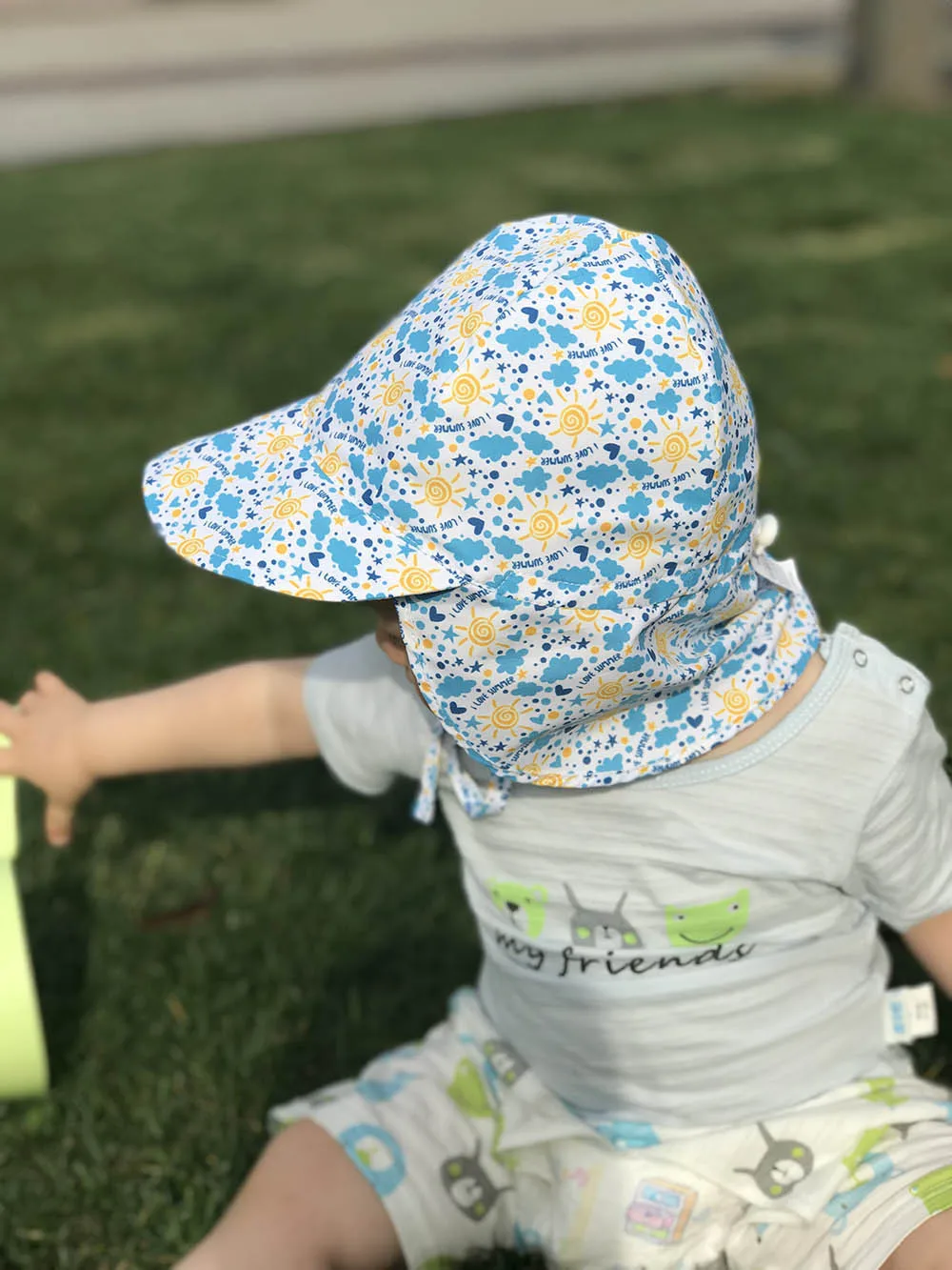 Baby Sun Hat Adjustable Summer Baby Cap for Boys Travel Beach S/L Baby Girl Hat Kids Infant Accessories Children Hats SPF 50+