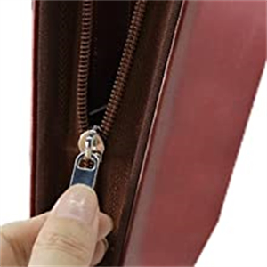 A4 Multifunctional Conference Folder Business Stationery Folder Leather Contract File Folders Zippered Organizer Card Holder