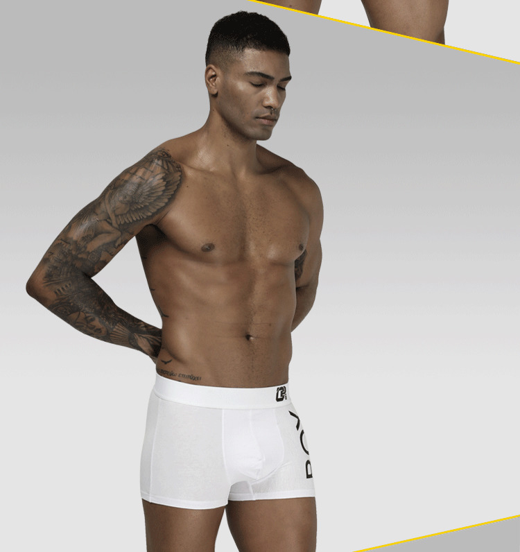 ORLVS Mens Boxer Sexy Underwear Soft Boxershorts Cotton Underpants Male Panties 3D Pouch Shorts Under Wear Pants Short