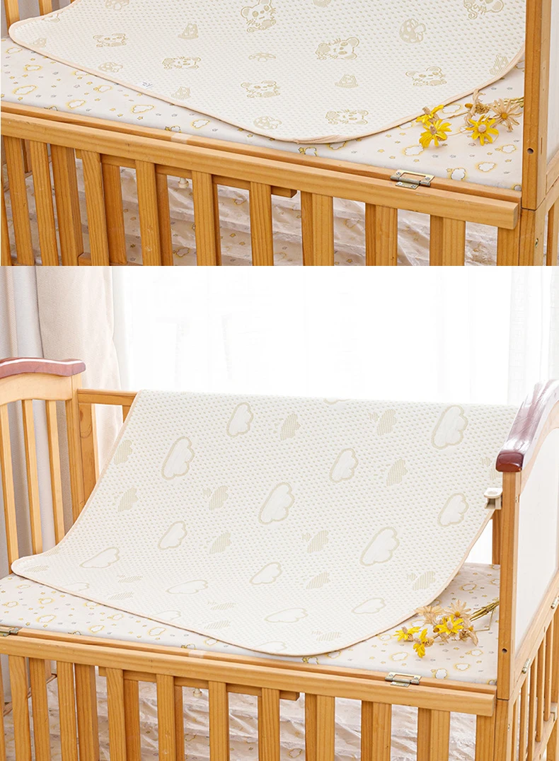 Diaper Changing Pad Changing Mat covers Washable Waterproof Nappy Newborn Reusable Infant cotton Urinal Mat Breathable Baby