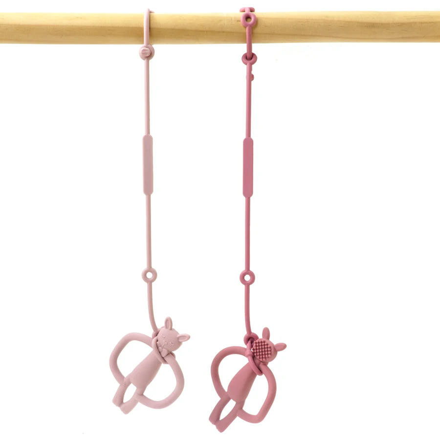 Baby Pacifier Clips Soft Silicone Teething Chain Baby Toy Adjustable Infant Nipple Holder Dummy Clip Stroller Baby Accessories