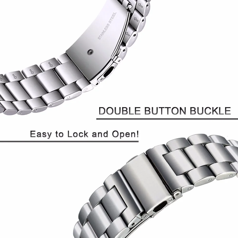 22mm Stainless Steel Strap for Redmi Watch 5 Active 5 Lite Metal Band for Xiaomi Redmi Watch 3 Active 3 Lite Bracelet Wristband