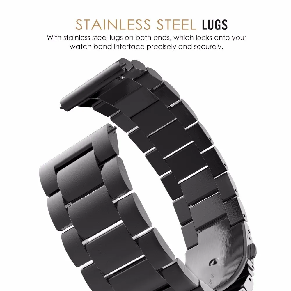 22mm Stainless Steel Strap for Redmi Watch 5 Active 5 Lite Metal Band for Xiaomi Redmi Watch 3 Active 3 Lite Bracelet Wristband