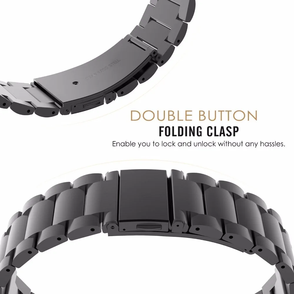 22mm Stainless Steel Strap for Redmi Watch 5 Active 5 Lite Metal Band for Xiaomi Redmi Watch 3 Active 3 Lite Bracelet Wristband