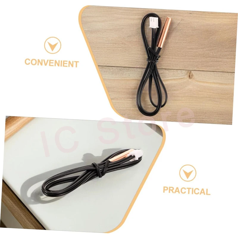 10PCS Universal Air Conditioning Temperature Sensor Rubber Copper Head 5k 10K 15k 20K 25K 50K Solar Electric Water Heater Sensor
