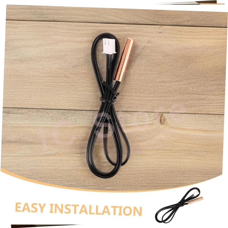 10PCS Universal Air Conditioning Temperature Sensor Rubber Copper Head 5k 10K 15k 20K 25K 50K Solar Electric Water Heater Sensor
