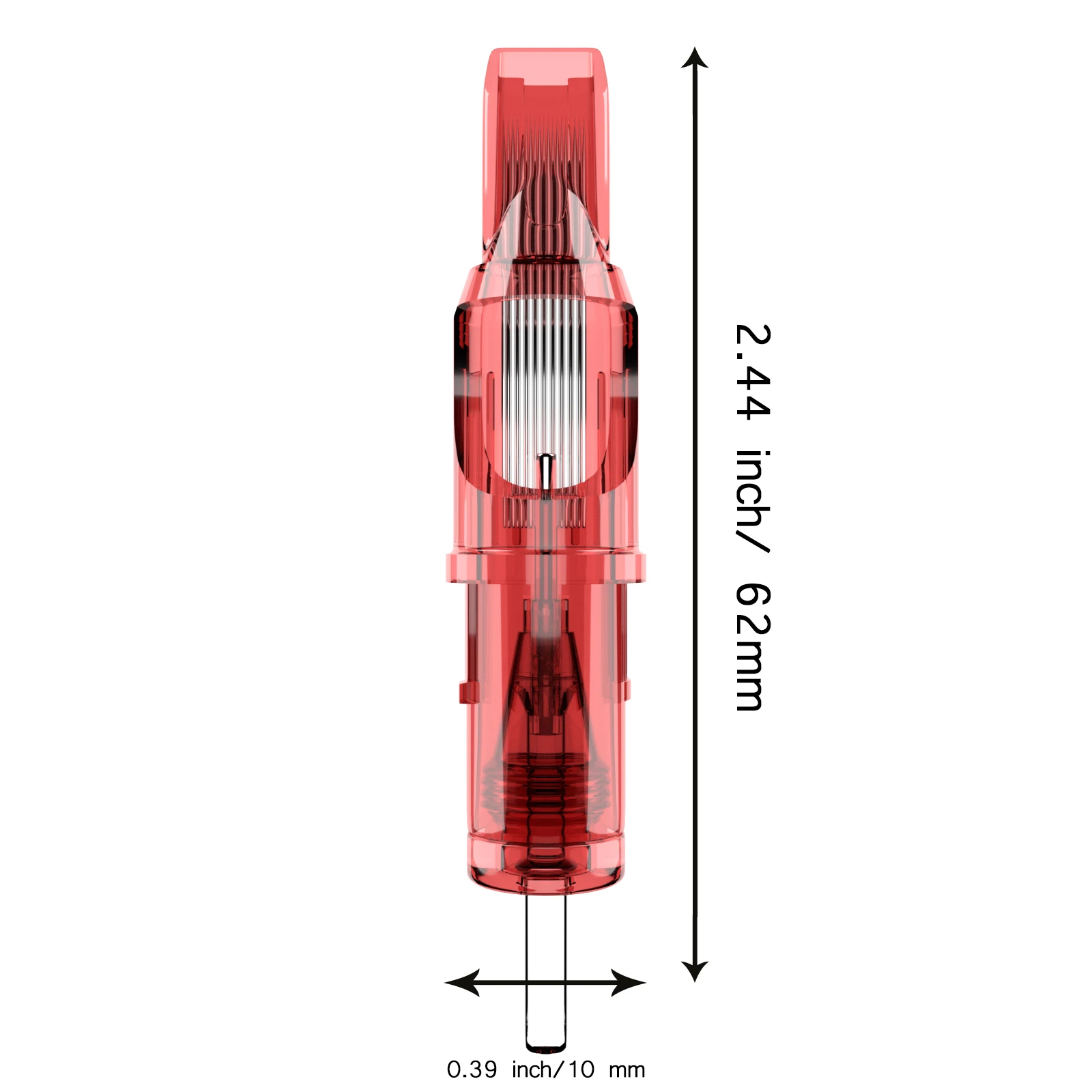 Tattoo Cartridge Needles DRAGONFIRE 10PCS Disposable Safty RL RS RM M1 Tattoo Needle Hot Sale Red Tattoo Cartridge Needles