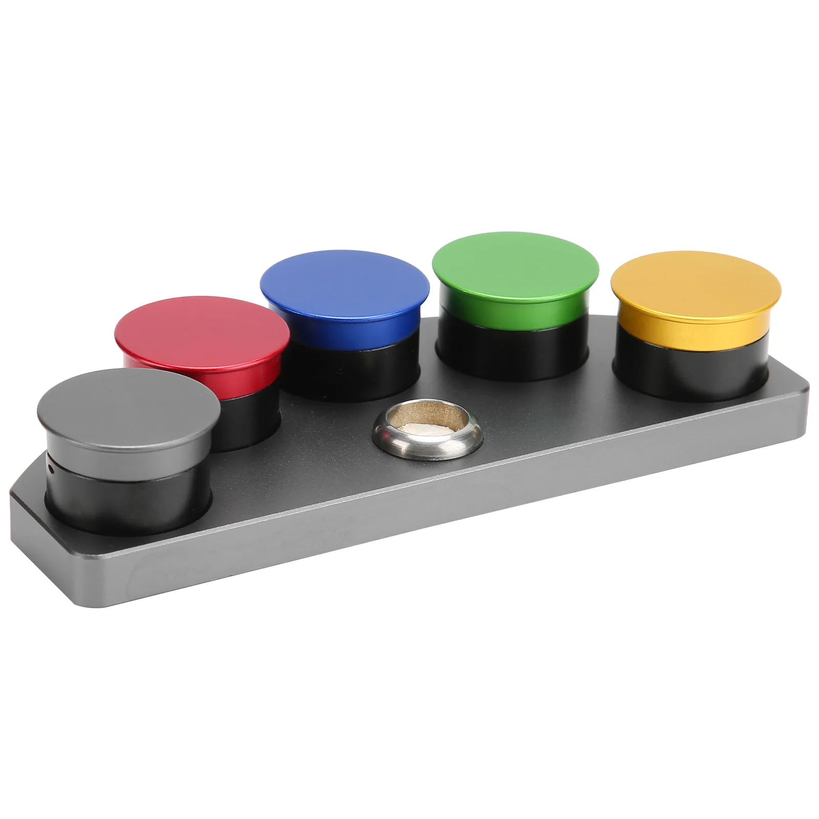 Watch Oiler Watch Oiler Kit Alloy Five Holes Watch Oil Dishes Oil Cup Watch Repairing Part Accessory Watch Repairing Oiler Stand