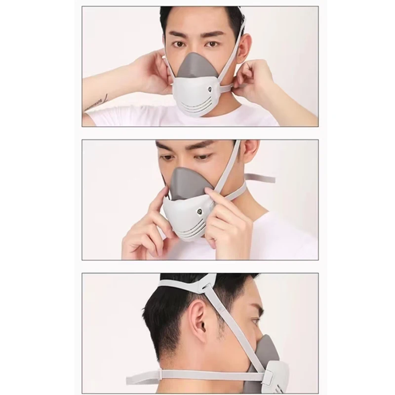 Filter Cotton Respirator Half Face Dust-proof Mask Anti Industrial Construction Dust Haze Fog Safety Gas mask