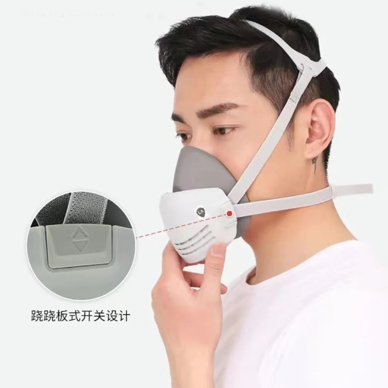 Filter Cotton Respirator Half Face Dust-proof Mask Anti Industrial Construction Dust Haze Fog Safety Gas mask