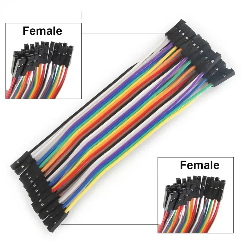 Jumper Wire 20PCS DuPont Line DuPont Cable Connection Male To Male+female To Female and Male To Female 10cm 15cm for Arduino Diy