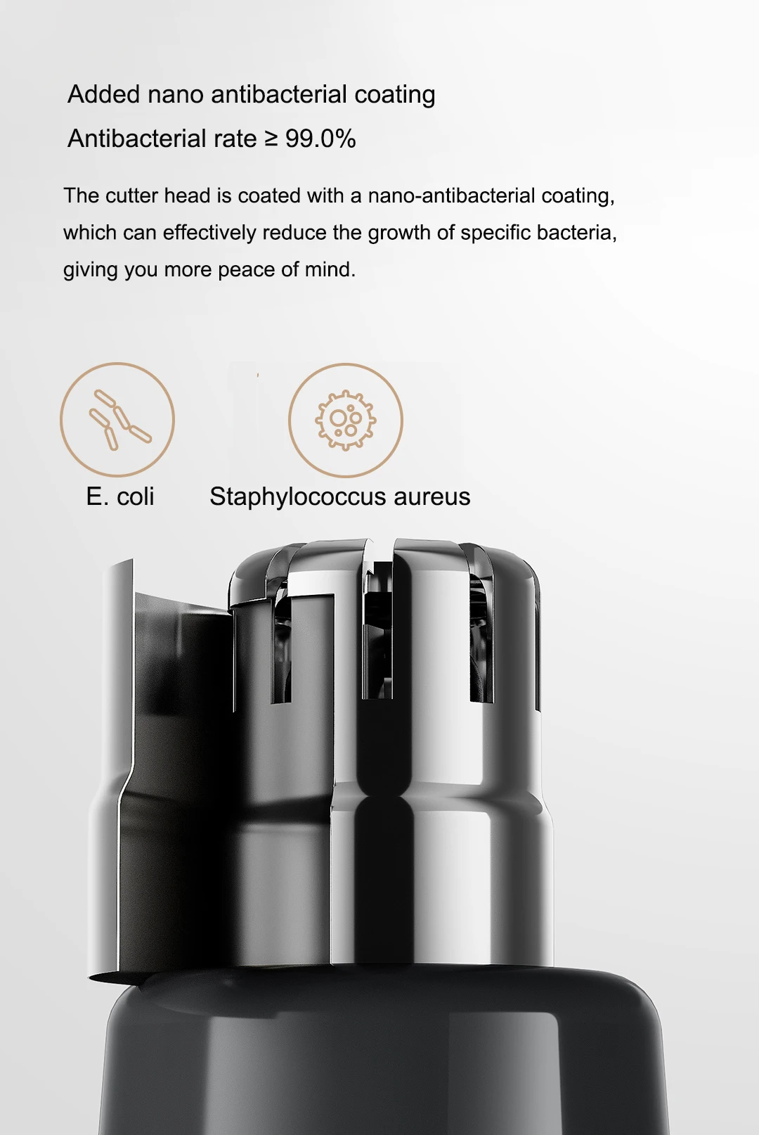 Xiaomi Mijia Electric Nose Hair Trimmer Portable Rechargeable Nose Ears Hair Eyebrow Painless Trimmer for Men Women