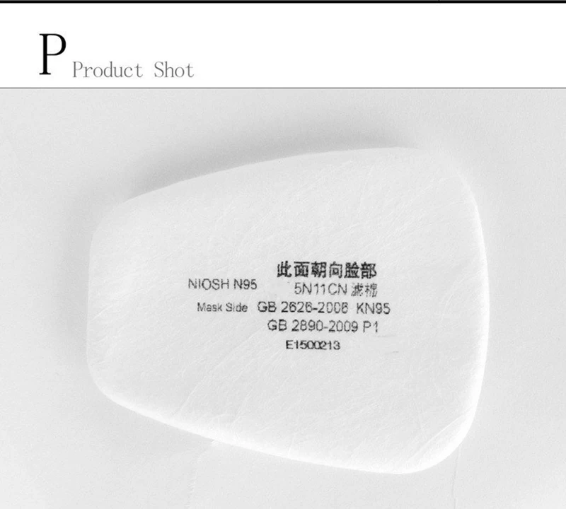 Wholesale Dust-proof 5N11 Cotton Filters 501 For 3M 6001 6002 6004 6200 7502 6800 Chemical Respirator Gas Mask Protection