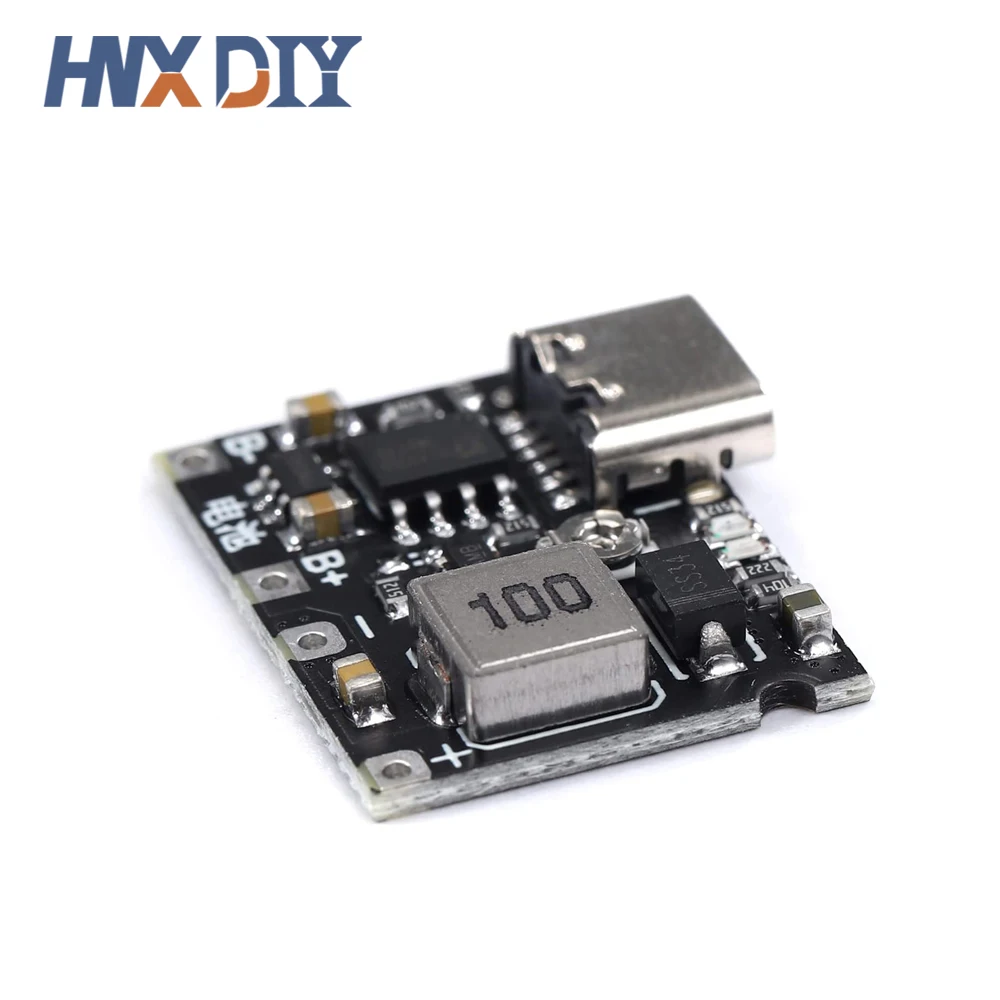1-10pcs/ Lithium Li-ion 18650 3.7V 4.2V Battery Charger Board DC-DC Step Up Boost Module TP4056 DIY Kit Parts