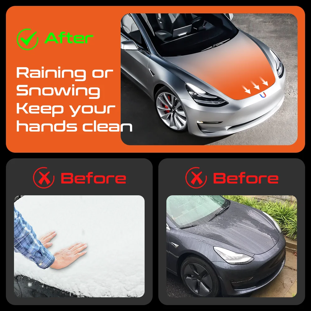 For Tesla Model 3 Y S X Highland 2025 Electric Suction Front Trunk Closer Power Frunk Electric Soft Closing Automatic Lock