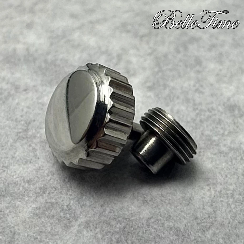 High Quality Watch Parts Silver/ Gold/ Black/ Rose Gold Logo S Watch Crown And Without S Crown For NH34 NH35 NH36 Movement